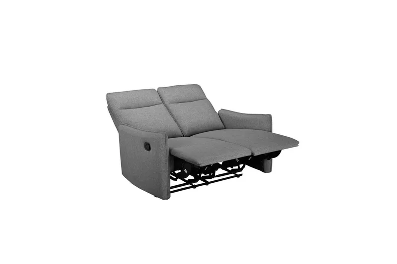 Lugo Reclinersofa 2-seter - Grå - Møbler - Sofaer - Reclinersofaer - 2 seters kinosofa & reclinersofa