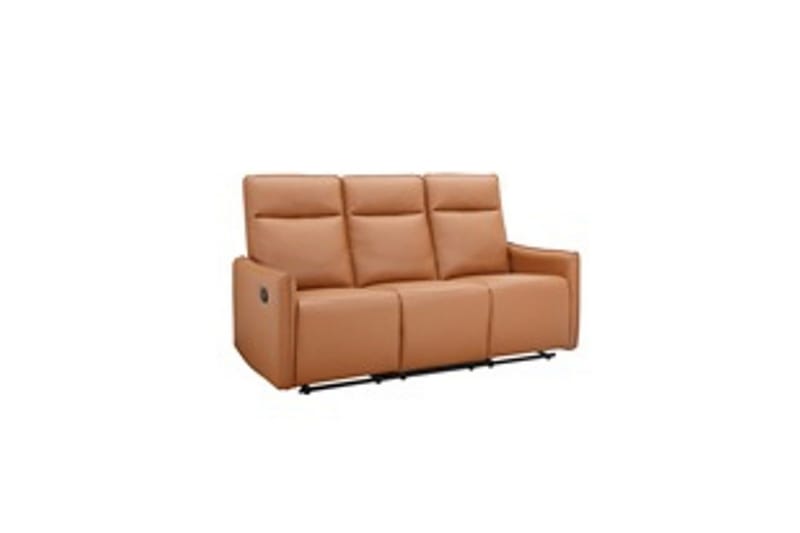 Lugo Reclinersofa 3-seter - Brun - Møbler - Sofaer - Reclinersofaer - 3 seters kinosofa & reclinersofa