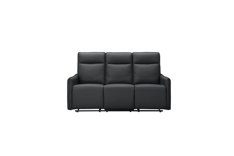 Lugo Reclinersofa 3-seter - Svart - Møbler - Sofaer - Reclinersofaer - 3 seters kinosofa & reclinersofa