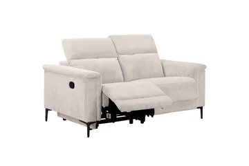 Lund 2-seter Rektangulær Reclinersofa i Kordfløyel - Lysebeige - Møbler - Sofaer - Reclinersofaer - 2 seters kinosofa & reclinersofa
