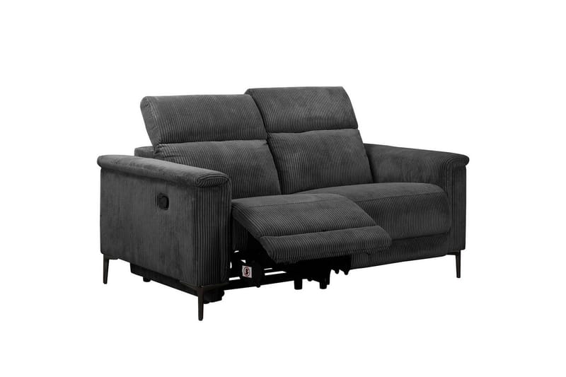 Lund Reclinersofa 2-seter - Grå - Møbler - Sofaer - Reclinersofaer - 2 seters kinosofa & reclinersofa
