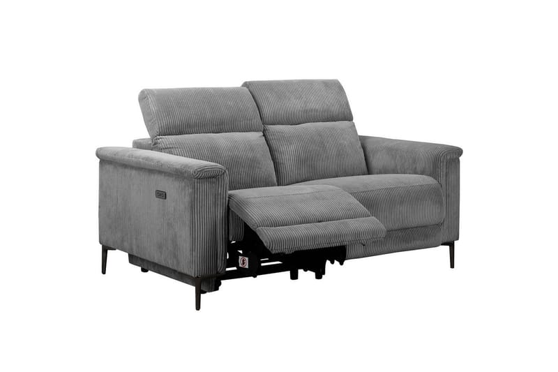 Lund Reclinersofa 2-seter - Grå - Møbler - Sofaer - Reclinersofaer - 2 seters kinosofa & reclinersofa