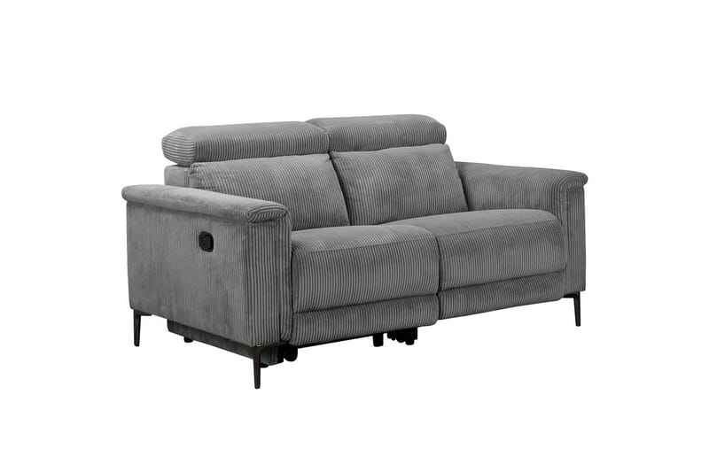 Lund Reclinersofa 2-seter - Grå - Møbler - Sofaer - Reclinersofaer - 2 seters kinosofa & reclinersofa