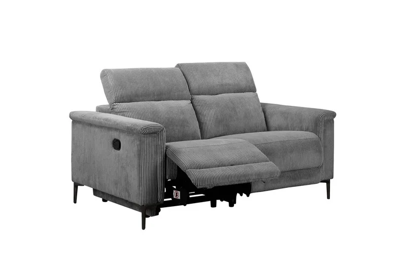 Lund Reclinersofa 2-seter - Grå - Møbler - Sofaer - Reclinersofaer - 2 seters kinosofa & reclinersofa