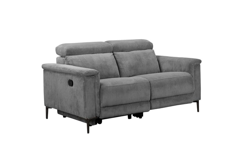 Lund Reclinersofa 2-seter - Grå - Møbler - Sofaer - Reclinersofaer - 2 seters kinosofa & reclinersofa