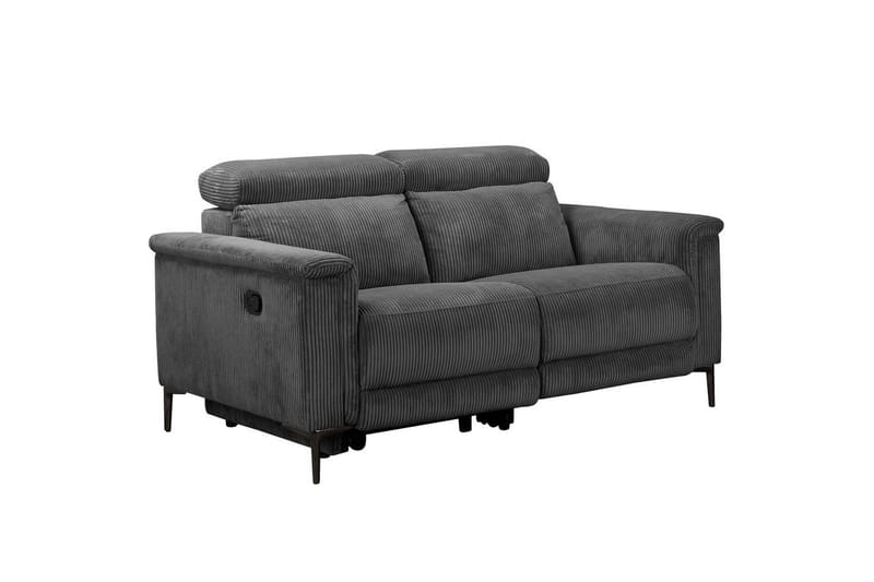 Lund Reclinersofa 2-seter - Grå - Møbler - Sofaer - Reclinersofaer - 2 seters kinosofa & reclinersofa