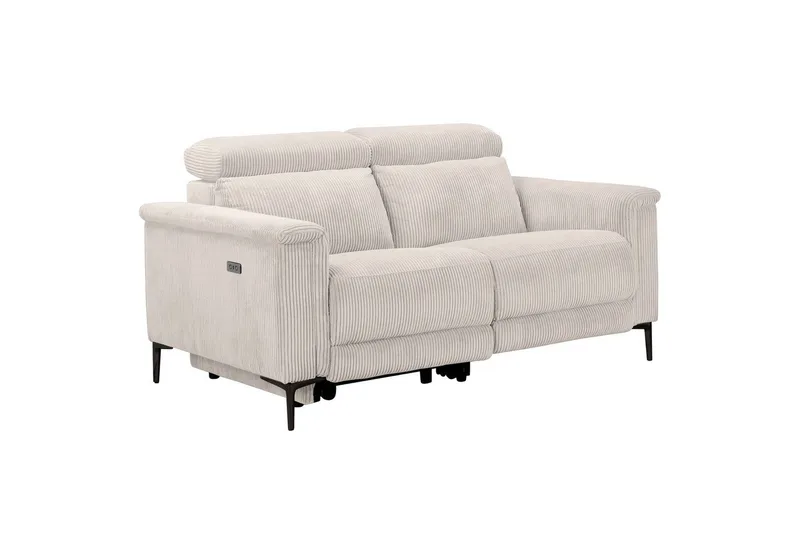 Lund Reclinersofa 2-seter - Hvit - Møbler - Sofaer - Reclinersofaer - 2 seters kinosofa & reclinersofa