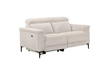 Lund Reclinersofa 2-seter - Hvit - Møbler - Sofaer - Reclinersofaer - 2 seters kinosofa & reclinersofa