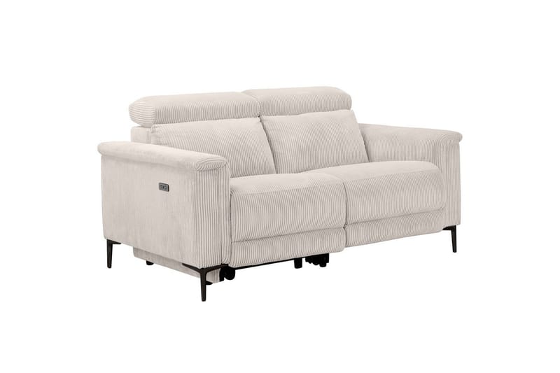 Lund Reclinersofa 2-seter - Hvit - Møbler - Sofaer - Reclinersofaer - 2 seters kinosofa & reclinersofa
