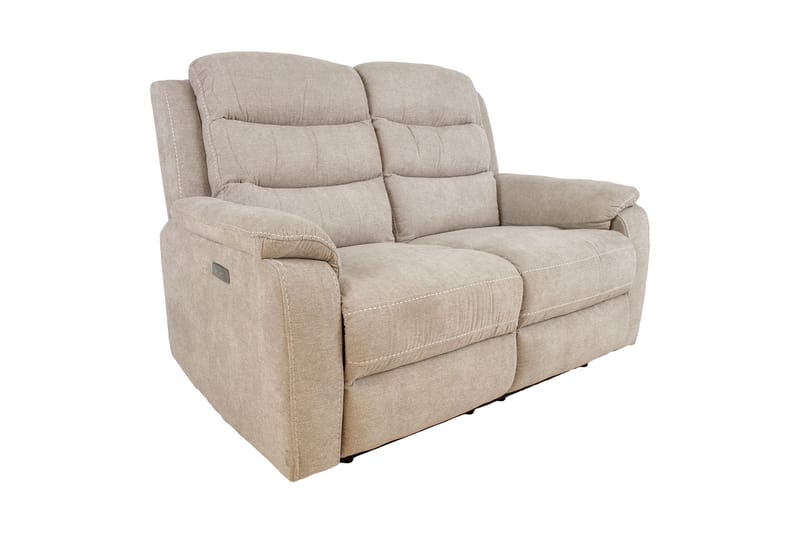 Mimi Hvilesofa 2-seter 153x93x102 cm Lys grå bøk - 2 seters kinosofa & reclinersofa - Reclinersofaer - 2 seter sofa