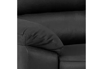 Ranas 2-seters Hjørnereclinersofa Elektrisk - Grå/Svart - Møbler - Sofaer - Reclinersofaer - 2 seters kinosofa & reclinersofa
