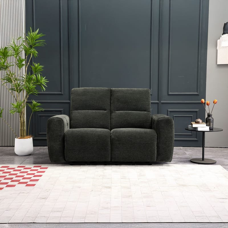Reclinersofa Ödmark 2-seter med elektrisk mekanisme - grå - Møbler - Sofaer - Reclinersofaer - 2 seters kinosofa & reclinersofa