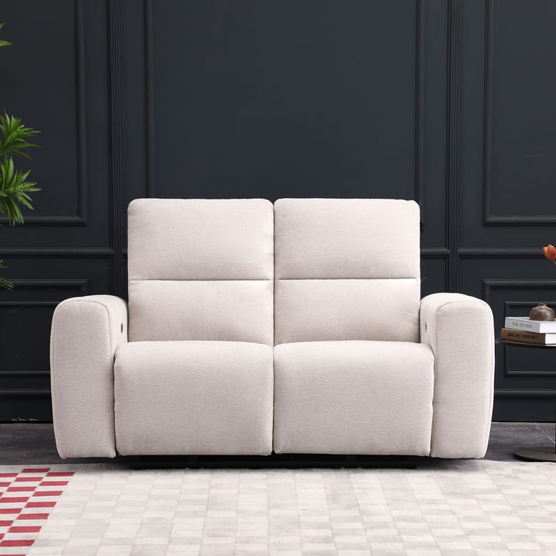 Reclinersofa Ödmark 2-seter med elektrisk mekanisme - lys beige - Møbler - Sofaer - Reclinersofaer - 2 seters kinosofa & reclinersofa