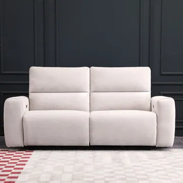 Reclinersofa Ödmark 3-seter med elektrisk mekanisme - lys beige - Møbler - Sofaer - Reclinersofaer - 3 seters kinosofa & reclinersofa