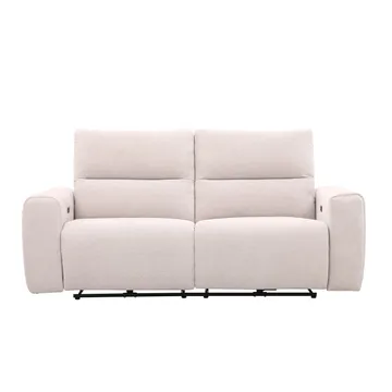 Reclinersofa Ödmark 3-seter med elektrisk mekanisme - lys beige - Møbler - Sofaer - Reclinersofaer - 3 seters kinosofa & reclinersofa