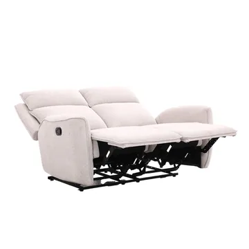Reclinersofa Östvik 2-seter med manuell mekanisme - beige - Møbler - Sofaer - Reclinersofaer - 2 seters kinosofa & reclinersofa