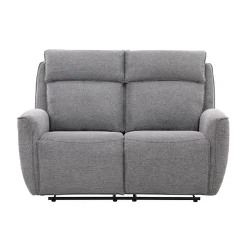 Reclinersofa Östvik 2-seter med manuell mekanisme - grå - Møbler - Sofaer - Reclinersofaer - 2 seters kinosofa & reclinersofa