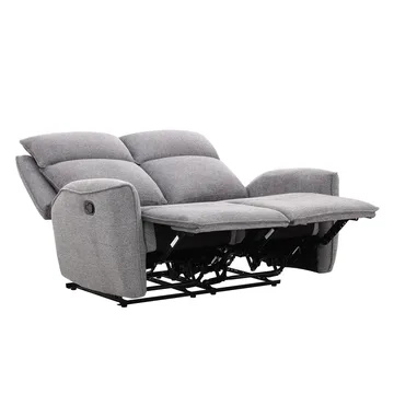 Reclinersofa Östvik 2-seter med manuell mekanisme - grå - Møbler - Sofaer - Reclinersofaer - 2 seters kinosofa & reclinersofa