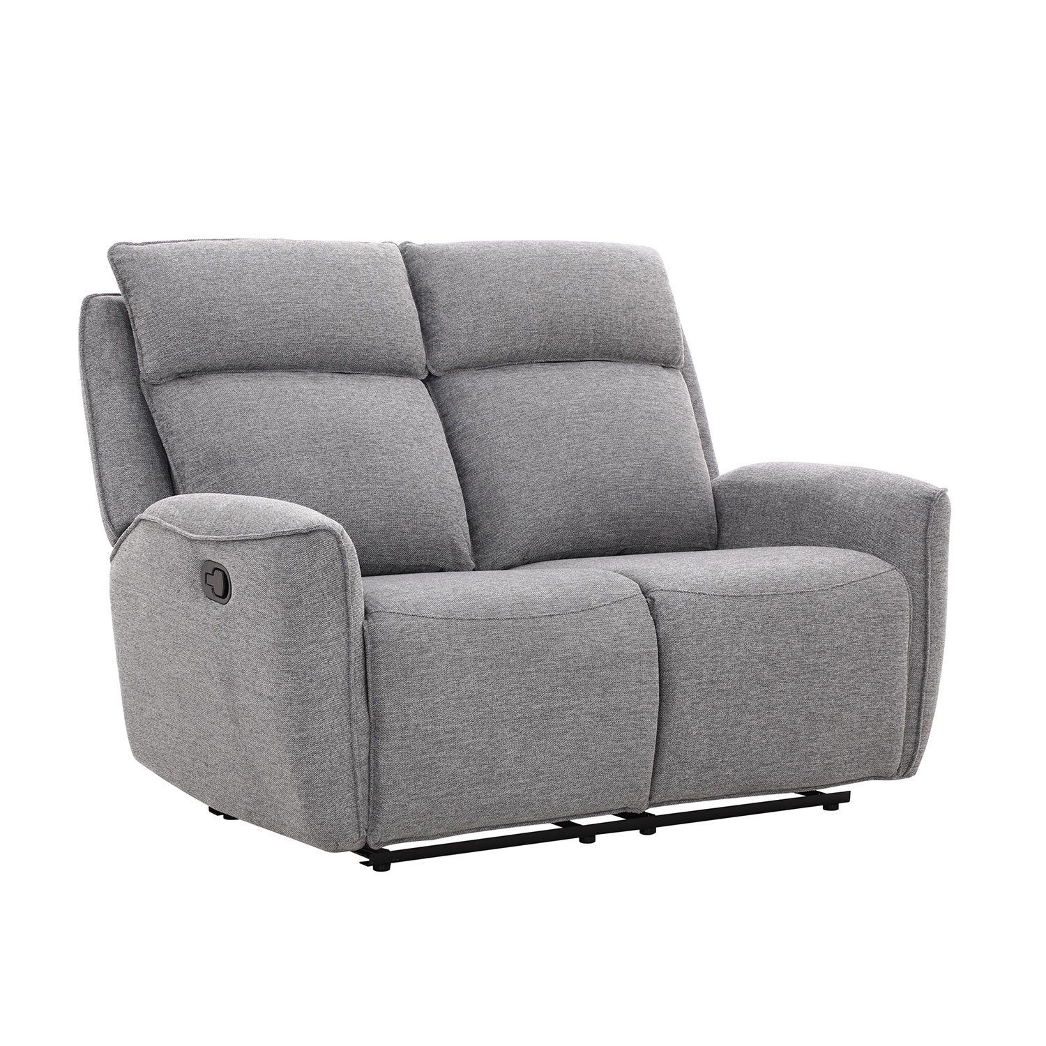 Reclinersofa Östvik 2-seter med manuell mekanisme - grå