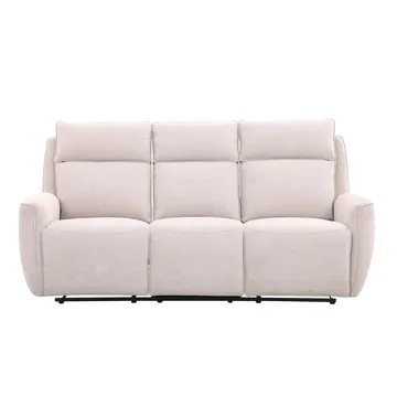 Reclinersofa Östvik 3-seter med manuell mekanisme - beige - Møbler - Sofaer - Reclinersofaer - 3 seters kinosofa & reclinersofa