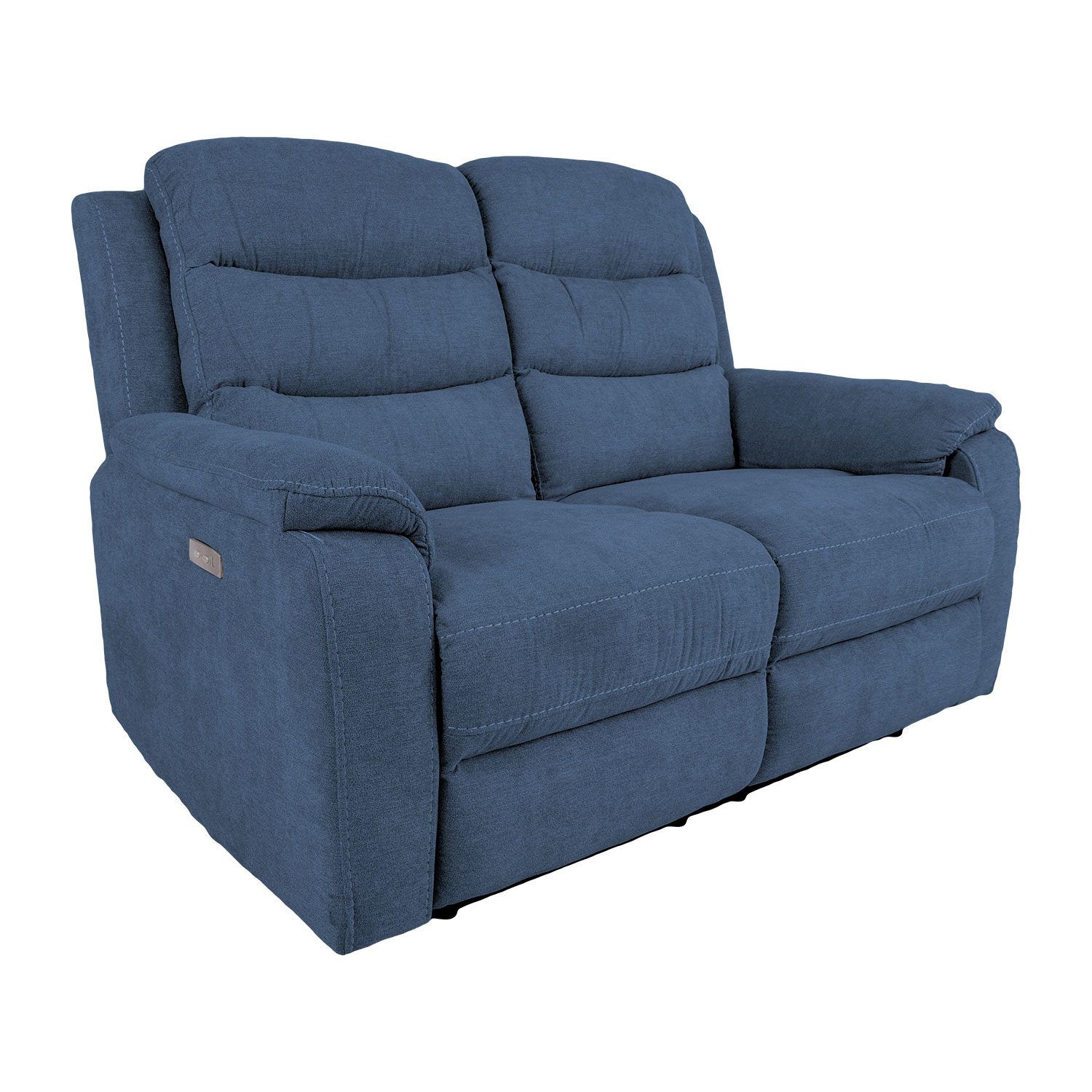 Reclinersofa Blenor 2-seter med elektrisk mekanisme - Blå