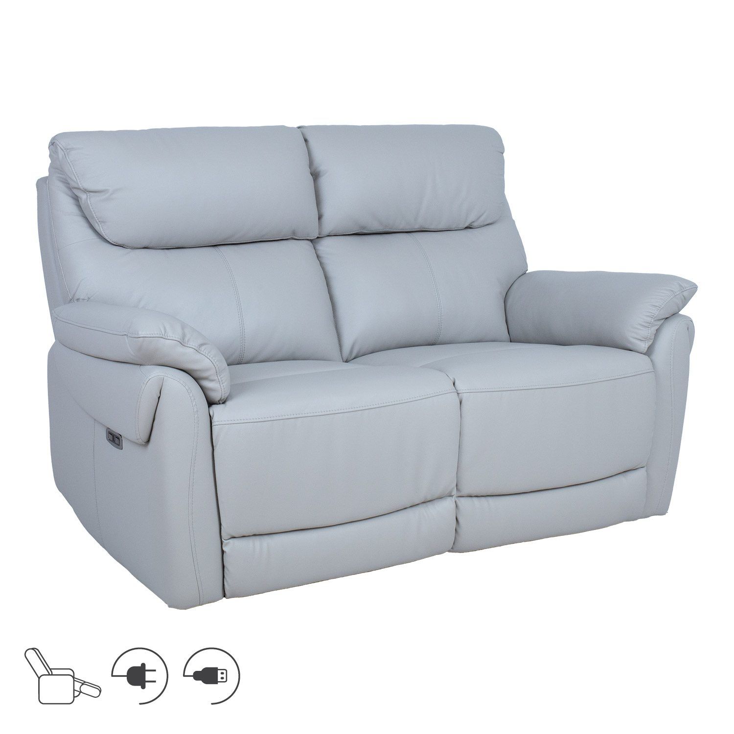 Reclinersofa Dalsor 2-seter med elektrisk mekanisme - Beige