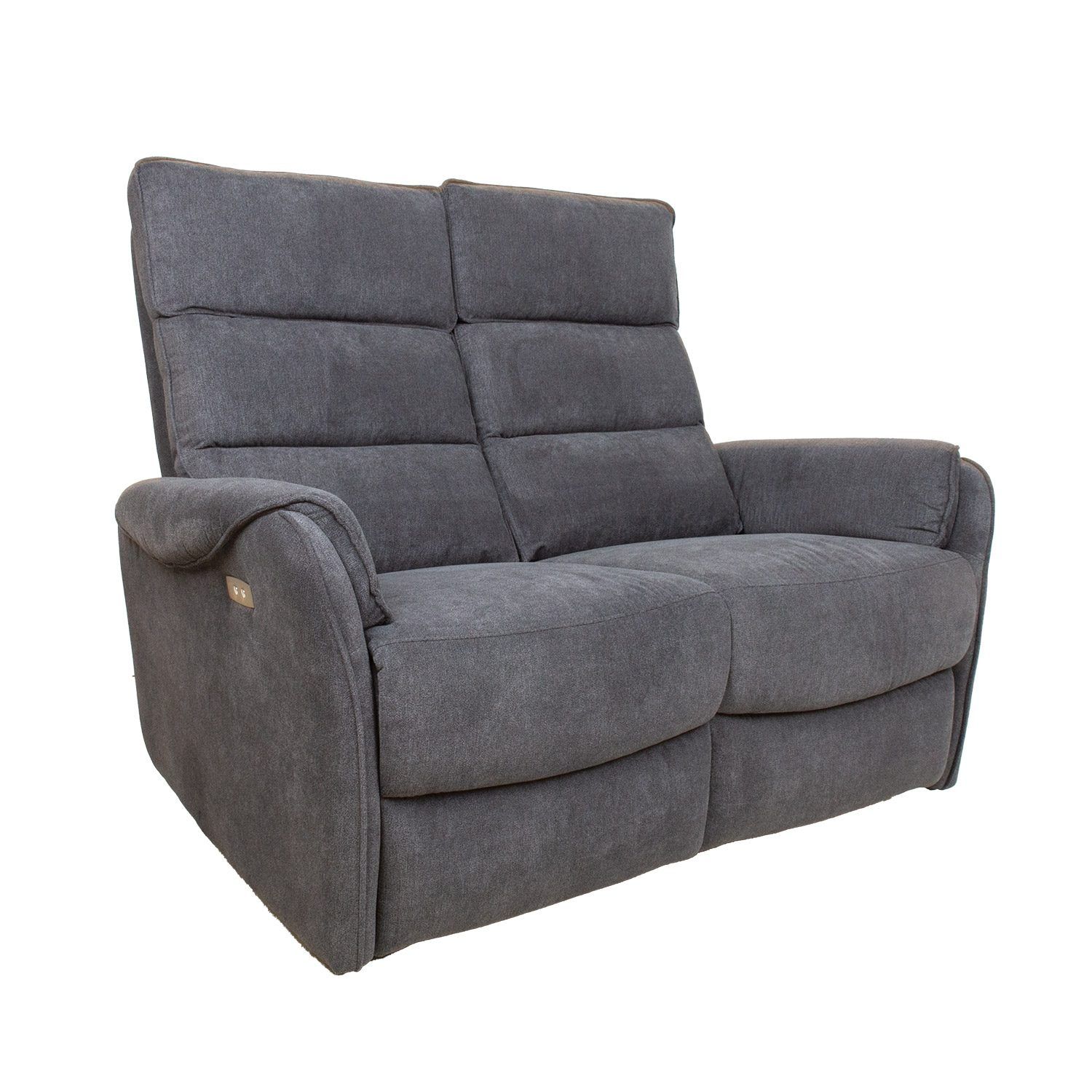 Reclinersofa Dalsor 2-seter med elektrisk mekanisme - Grå