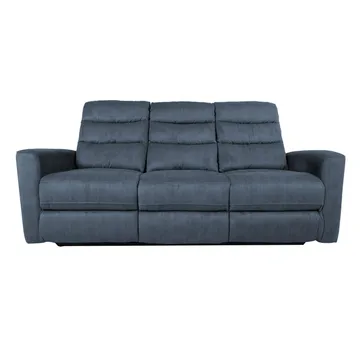 Reclinersofa Darvi 3-seter med elektrisk mekanisme - blå - Møbler - Sofaer - Reclinersofaer - 3 seters kinosofa & reclinersofa