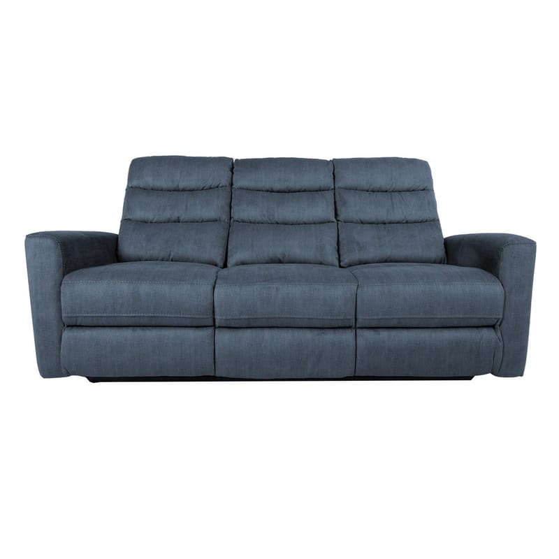 Reclinersofa Darvi 3-seter med elektrisk mekanisme - blå - Møbler - Sofaer - Reclinersofaer - 3 seters kinosofa & reclinersofa