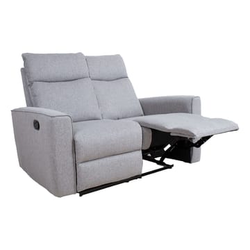 Reclinersofa Fjolna 2-seter med manuell mekanisme - grå - Møbler - Sofaer - Reclinersofaer - 2 seters kinosofa & reclinersofa