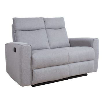 Reclinersofa Fjolna 2-seter med manuell mekanisme - grå - Møbler - Sofaer - Reclinersofaer - 2 seters kinosofa & reclinersofa
