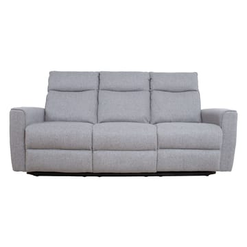 Reclinersofa Fjolna 3-seter med manuell mekanisme - grå - Møbler - Sofaer - Reclinersofaer - 3 seters kinosofa & reclinersofa