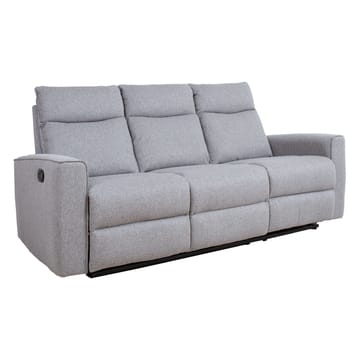 Reclinersofa Fjolna 3-seter med manuell mekanisme - grå - Møbler - Sofaer - Reclinersofaer - 3 seters kinosofa & reclinersofa