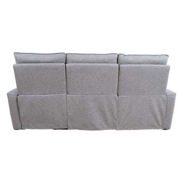 Reclinersofa Fjolna 3-seter med manuell mekanisme - grå - Møbler - Sofaer - Reclinersofaer - 3 seters kinosofa & reclinersofa