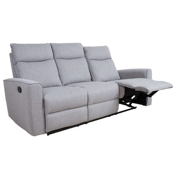 Reclinersofa Fjolna 3-seter med manuell mekanisme - grå - Møbler - Sofaer - Reclinersofaer - 3 seters kinosofa & reclinersofa
