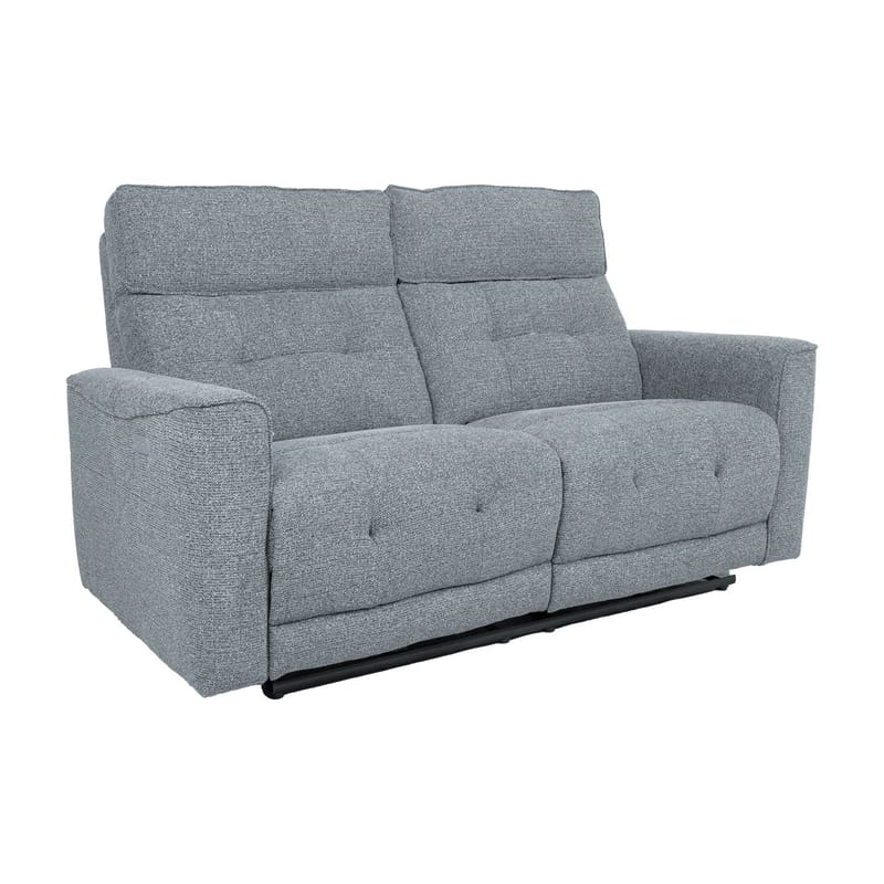 Reclinersofa Glendor 2-seter med elektrisk mekanisme, Blågrå