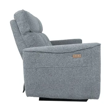 Reclinersofa Glendor 2-seter med elektrisk mekanisme - Blågrå - Møbler - Sofaer - Reclinersofaer - 2 seters kinosofa & reclinersofa