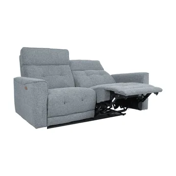 Reclinersofa Glendor 2-seter med elektrisk mekanisme - Blågrå - Møbler - Sofaer - Reclinersofaer - 2 seters kinosofa & reclinersofa
