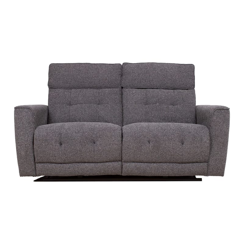 Reclinersofa Glendor 2-seter med elektrisk mekanisme - Grå - Møbler - Sofaer - Reclinersofaer - 2 seters kinosofa & reclinersofa