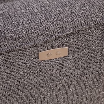 Reclinersofa Glendor 2-seter med elektrisk mekanisme - Grå - Møbler - Sofaer - Reclinersofaer - 2 seters kinosofa & reclinersofa