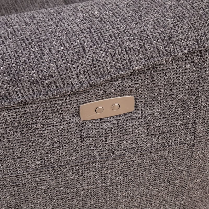 Reclinersofa Glendor - grå - Møbler - Sofaer - Reclinersofaer - 2 seters kinosofa & reclinersofa