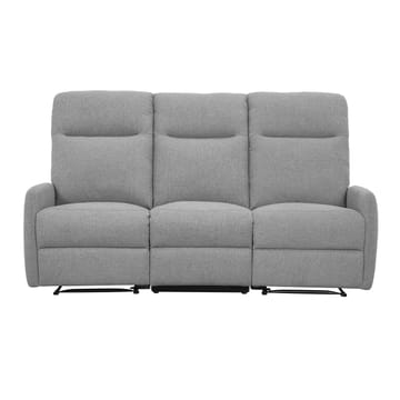 Reclinersofa Gränor 3-seter med elektrisk mekanisme - Lys grå - Møbler - Sofaer - Reclinersofaer - 3 seters kinosofa & reclinersofa