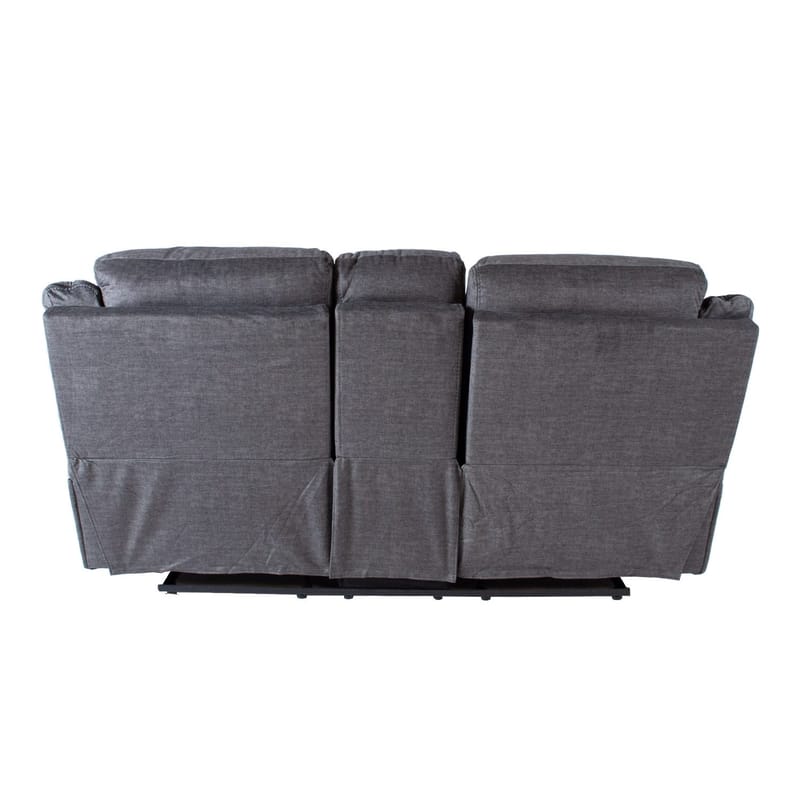 Reclinersofa Iskmar 2-seter med manuell mekanisme - grå - Møbler - Sofaer - Reclinersofaer - 2 seters kinosofa & reclinersofa