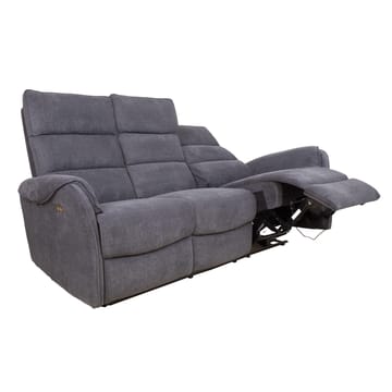 Reclinersofa Mörvik 3-seter med elektrisk mekanisme - blågrå - Møbler - Sofaer - Reclinersofaer - 3 seters kinosofa & reclinersofa