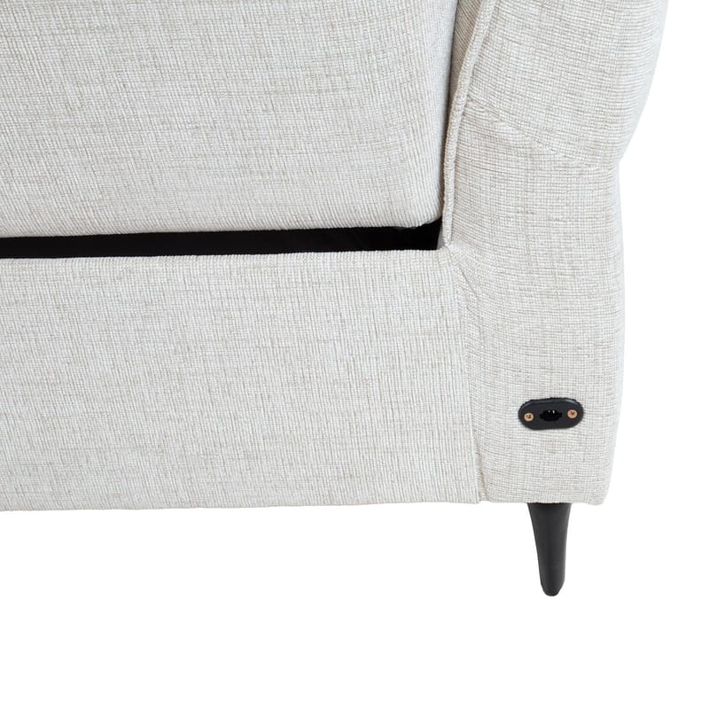 Reclinersofa Näsdal 3-seter med elektrisk mekanisme - lys beige - Møbler - Sofaer - Reclinersofaer - 3 seters kinosofa & reclinersofa