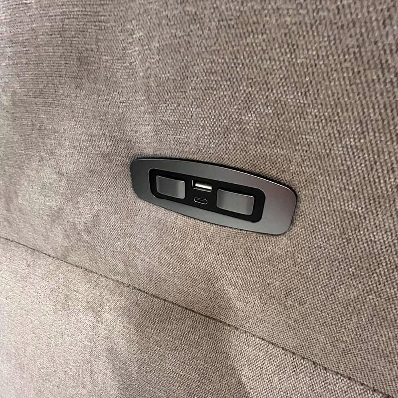 Reclinersofa Ravdal 2-seter med elektrisk mekanisme - grå - Møbler - Sofaer - Reclinersofaer - 2 seters kinosofa & reclinersofa