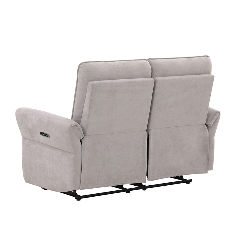 Reclinersofa Ravdal 2-seter med elektrisk mekanisme - grå - Møbler - Sofaer - Reclinersofaer - 2 seters kinosofa & reclinersofa
