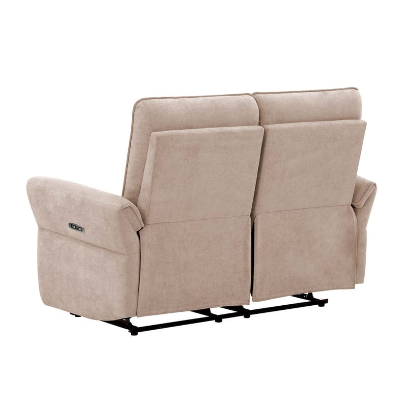 Reclinersofa Ravdal 2-seter med elektrisk mekanisme - lysebrun - Møbler - Sofaer - Reclinersofaer - 2 seters kinosofa & reclinersofa