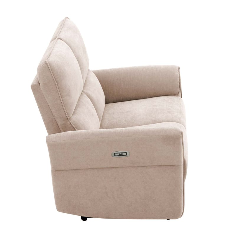 Reclinersofa Ravdal 2-seter med elektrisk mekanisme - lysebrun - Møbler - Sofaer - Reclinersofaer - 2 seters kinosofa & reclinersofa