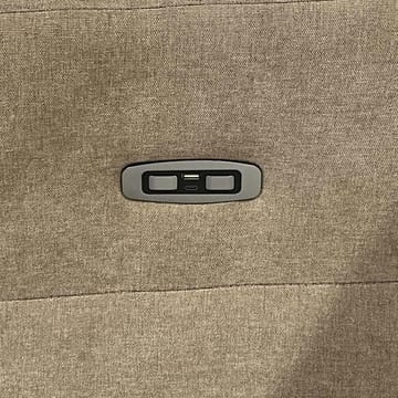 Reclinersofa Ravdal 3-seter med elektrisk mekanisme - lysebrun - Møbler - Sofaer - Reclinersofaer - 3 seters kinosofa & reclinersofa